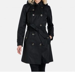 London Fog Madeline Double Breasted Trench Coat XS